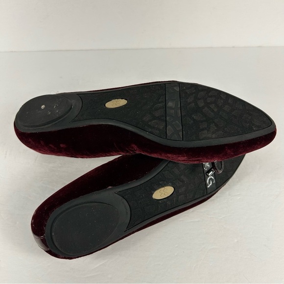 naturalizer Elegant Burgundy Velvet Flats 8.5 - Picture 9 of 9